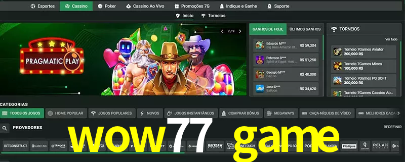 cassino wow77 game